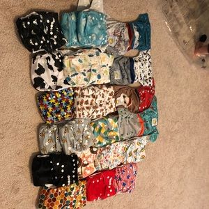NWOT Lot of pocket cloth diapers